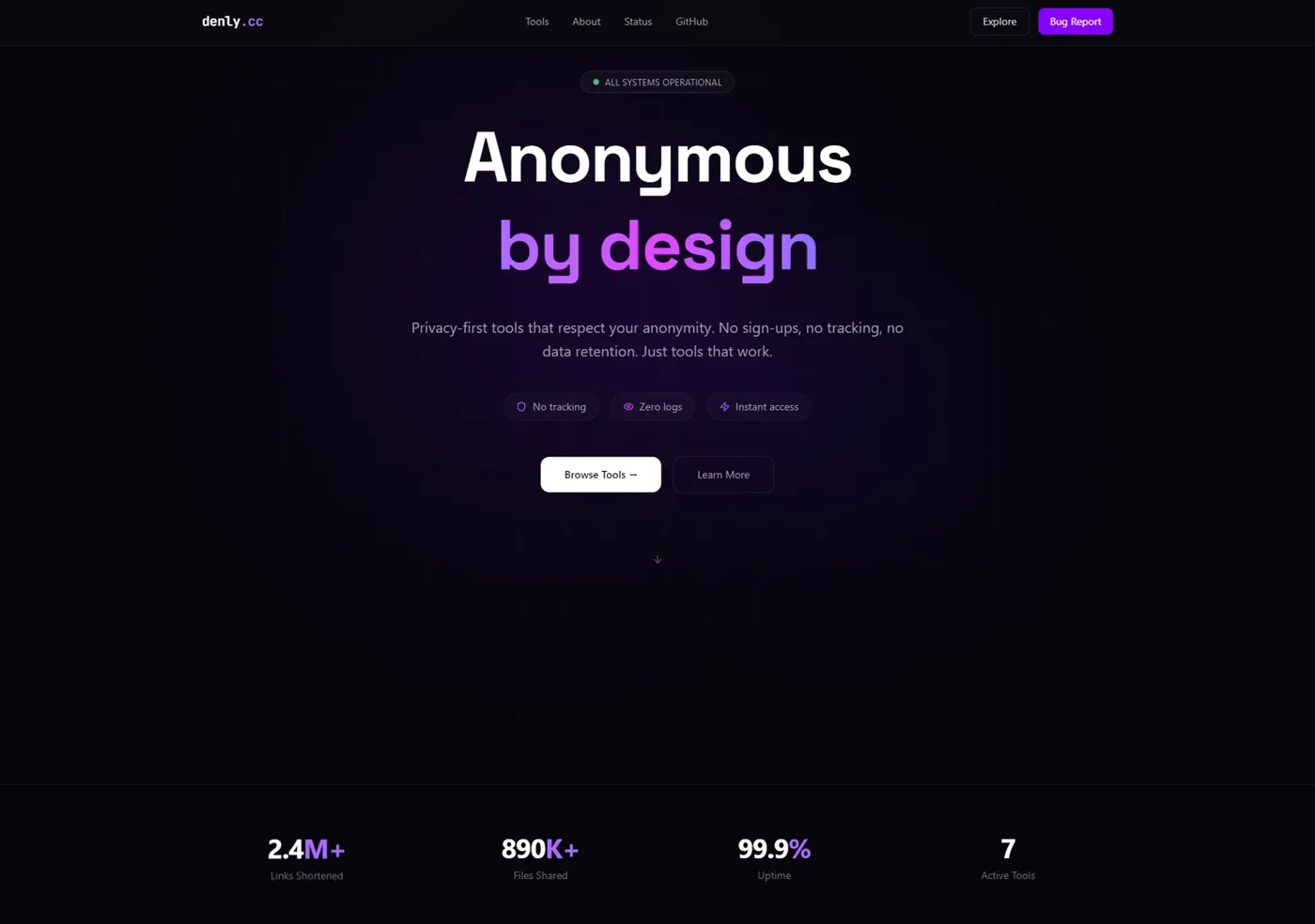 denly.cc anonymous tools