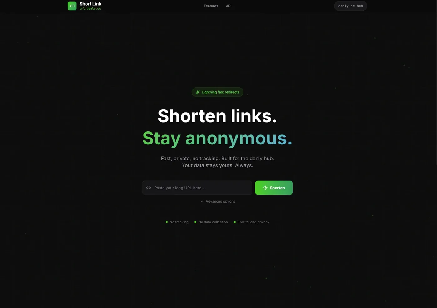 Short Link URL shortener